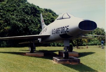 米軍嘉手納基地展示機